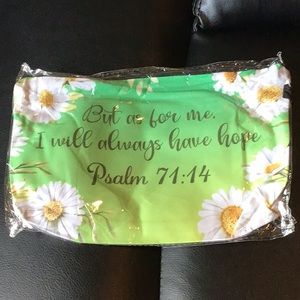 Cosmetic Makeup Bag But As For Me I Will Always Have Hope Psalm 71:14 Ne…